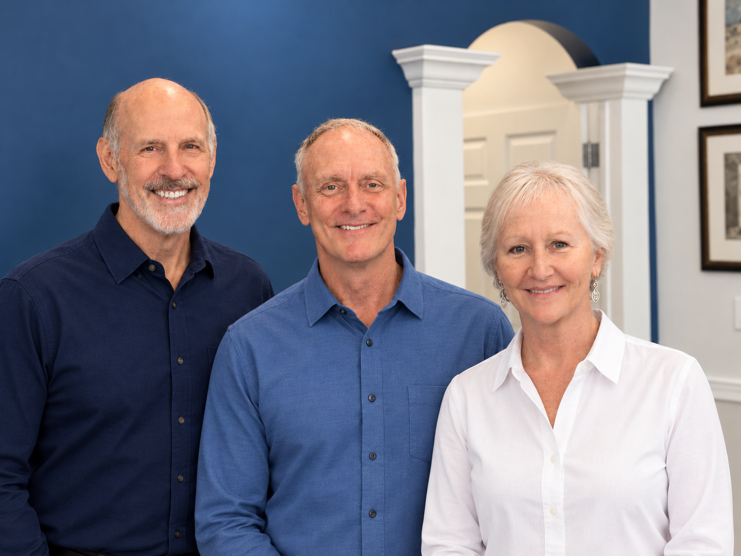 Dr Kevin Wood, Dr. Colleen Wood, and Dr. Phil Wright